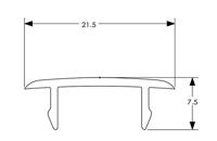 Deko Light 710077 D Line Abdeckblende Einbaustromschiene 230V-railsysteemcomponenten Stroomrail 3-fasig Wit - thumbnail