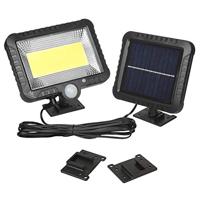 Solar LED schijnwerper met bewegingsmelder Maclean Energy IP44, 5W, 400lm, 6000K koud wit, lithium batterij 1300 mAh, 5,5V DC MCE438 - thumbnail