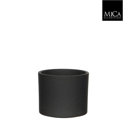 Era pot rond donkergrijs mat h13xd15 cm Mica Decorations - Mica decorations