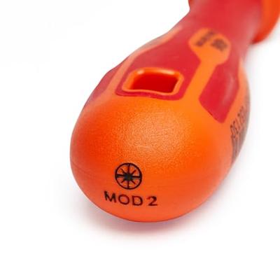 C.K Dextro Plus/minus schroevendraaier VDE Grootte SL/PZ 2 Koplengte: 125 mm C.K Dextro Plus/minus schroevendraaier VDE Grootte SL/PZ 2 Koplengte: 125 mm