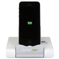 StarTech.com 3-poorts USB 3.0 hub voor laptops en Windows-gebaseerde tablets met snellaadpoort en apparaatstandaard, wit - thumbnail