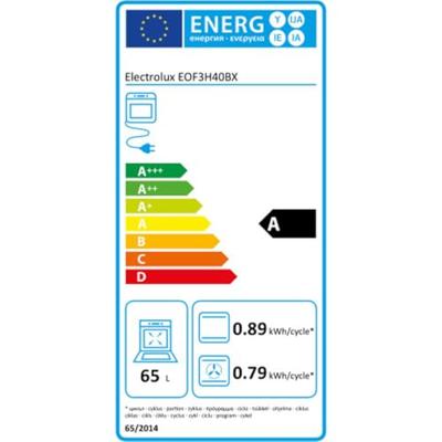 Oven Electrolux EOF3H40BX 65 L
