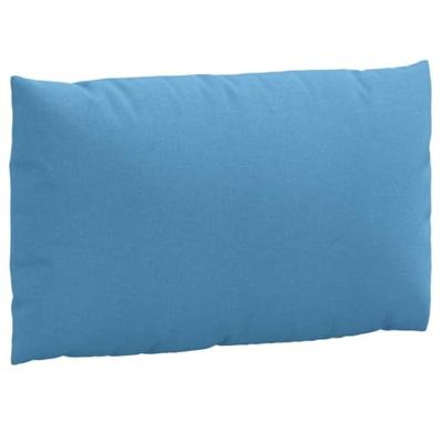 Palletkussens 3 st stof gemleerd blauw - thumbnail