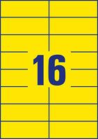 Avery gekleurde universele etiketten ft 105 x 37 mm (b x h), 1600 stuks, geel - thumbnail