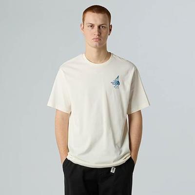 The North Face Powder Days Relaxed Graphic S/S T-shirt White Dune M