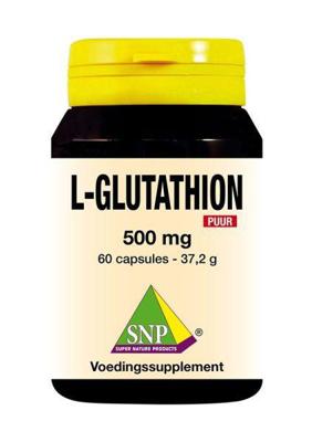 SNP L-Glutathion 500mg puur 60 Vegetarische capsules