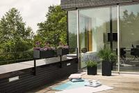 LECHUZA BALCONERA Plantenpot Vrijstaand Polypropyleen (PP) Grafiet Binnen/buiten - thumbnail