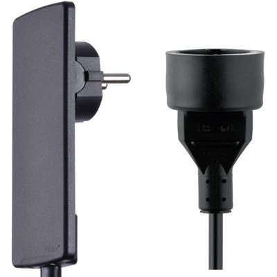 EVOline 151000155100 Stroom Verlengkabel 16 A Zwart 1.50 m EVOline 151000155100 Stroom Verlengkabel 16 A Zwart 1.50 m