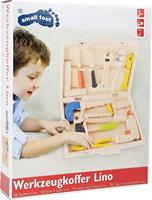 Speelgoed gereedschapskist - 12 stuks gereedschap - thumbnail