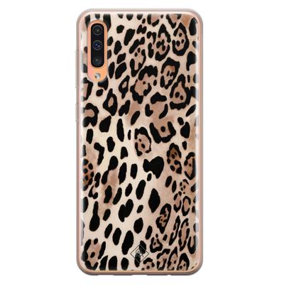 Samsung Galaxy A50/A30s siliconen hoesje - Golden wildcat