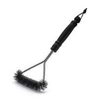 BBQ Schoonmaakborstel Driehoek 30cm - thumbnail