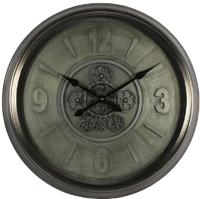 Klok ro Lotte silver D63 cm Decostar - Decostar - thumbnail