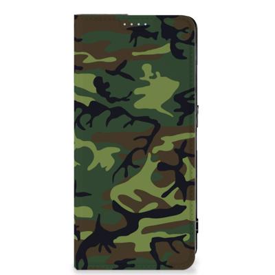 OPPO Reno8 Pro | Hoesje met Magneet | Army Dark OPPO Reno8 Pro | Hoesje met Magneet | Army Dark