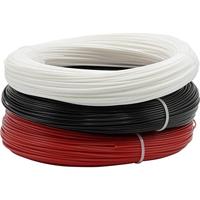 Renkforce RF-4738590 Filament PETG 1.75 mm 600 g Zwart, Wit, Rood 1 stuk(s) - thumbnail