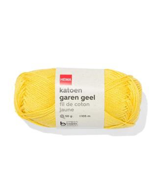 HEMA Katoen garen geel 50gram 105meter
