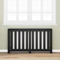 VidaXL Radiatorafdekking zwart eiken 149 x 20 x 82 cm bewerkt hout - thumbnail