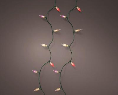 Led vintage lights peer 120 lamps multi colour