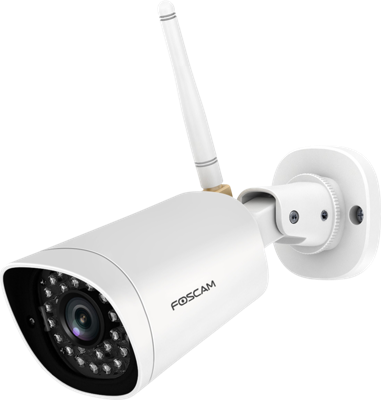 Foscam g4p super hd wifi buitencamera (wit, 4 mp, 2k, wlan)