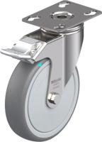 Blickle LKPXA-TPA 126KFD-FI Zwenkwiel met rem Wieldiameter: 125 mm Draagvermogen (max.): 120 kg 1 stuk(s) - thumbnail