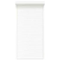 Rolluik 110x220 cm aluminium wit - thumbnail