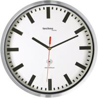 Techno Line WT8990 Wandklok Zendergestuurd 30 cm x 50 mm Zilver (metallic) - thumbnail