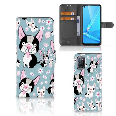 OPPO A72 | OPPO A52 | Telefoonhoesje | Met pasjeshouder | Hondjes