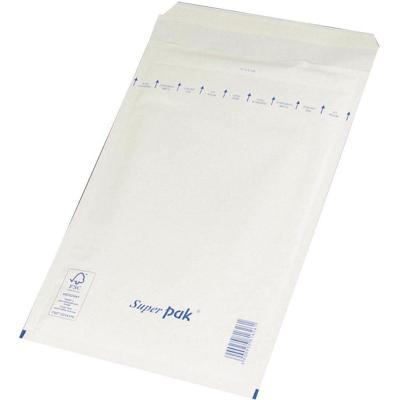 OFFICE products luchtkussenenveloppen, met stripsluiting, 220 x 265 mm, wit, pak van 10 stuks
