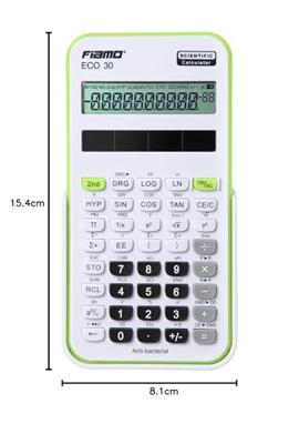Citizen FI-ECO30GR Calculator Fiamo ECO 30 GR Wit-groen