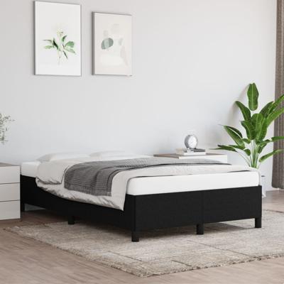 Bedframe zonder matras 120x200 cm stof zwart