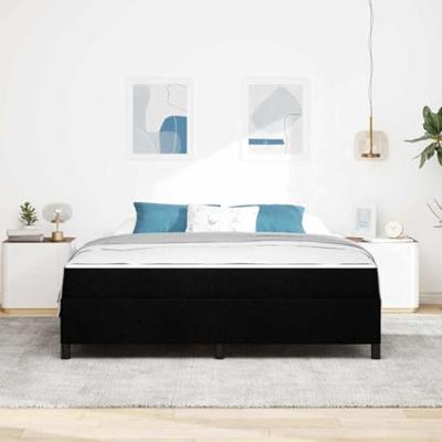 Boxspring bed Zwart en Zwart 180 x 200 cm