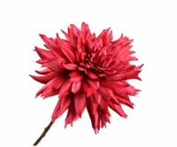 Silk-ka kunsttak dahlia 65cm rood - thumbnail