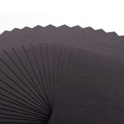 Florence • cardstock papier 216g textuur 15,2x15,2cm zwart 24x