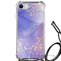 Back Cover voor iPhone SE 2022 | 2020 | 8 | 7 Watercolor Paars - thumbnail