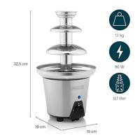 Princess 01.292998.01.001 01.292998.01.001 Chocoladefontein RVS - thumbnail