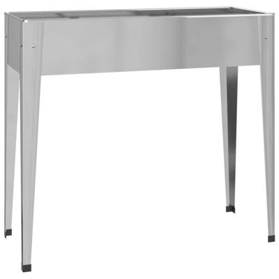 VidaXL Plantenbak 100,5x40,5x90 cm gegalvaniseerd staal