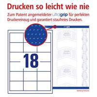 Avery-Zweckform Universele etiketten 6171 (N/A),Wit, Rechthoek, 540 stuk(s), Permanent hechtend - thumbnail