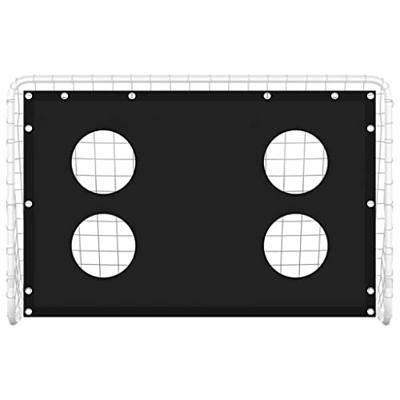 VidaXL Voetbaldoeltrainingsdoel 184x61x122 cm staal
