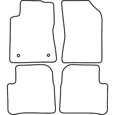 Automatten passend voor Citroën C3 2016- TMCI548