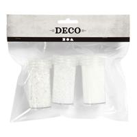 Creativ Company Kunstsneeuw, wit glitter, 35+35+8 gr, 3 doosje/ 1 doos - thumbnail
