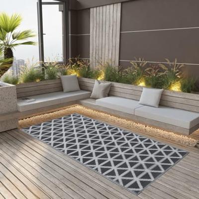 VidaXL Buitenkleed arakil 80x150 cm pp zwart