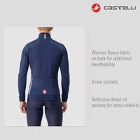 Castelli Entrata lange mouw fietsjack blauw heren XL - thumbnail