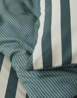 Marc O'Polo Marc O'Polo Classic Stripe Dekbedovertrek Pine green 240x200/220 - thumbnail