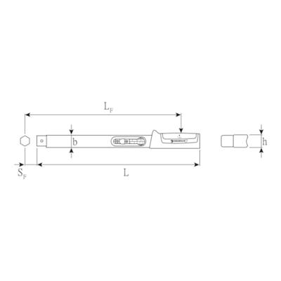 Stahlwille 730A/20 QUICK 50584020 Momentsleutel Kalibratie (ISO) 40 - 200 Nm