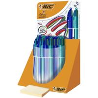 BIC Colours Smooth Gradiant 4-kleurenbalpen, medium, blauw en groen, display van 30 stuks - thumbnail