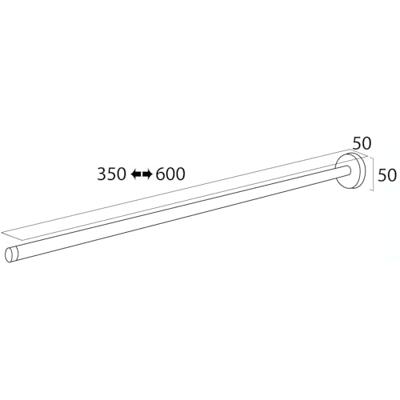 Tiger Handdoekrek Boston Telescopisch RVS Glans Tiger Handdoekrek Boston Telescopisch RVS Glans