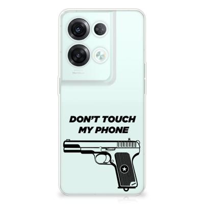 OPPO Reno8 Pro Silicone-hoesje Pistol DTMP OPPO Reno8 Pro Silicone-hoesje Pistol DTMP