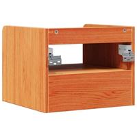 Nachtkastje Wasbruin 38 x 36 x 29.5 cm Massief grenenhout - thumbnail