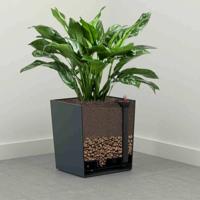 Siena Garden 601_05 Plantcontainer Kunststof Wit - thumbnail