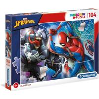 Clementoni legpuzzel Supercolor Spider-Man junior 104 stukjes - thumbnail