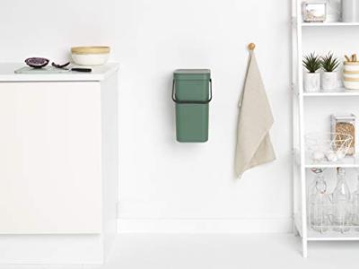 Brabantia Sort & Go Afvalemmer 16 Liter Grijs